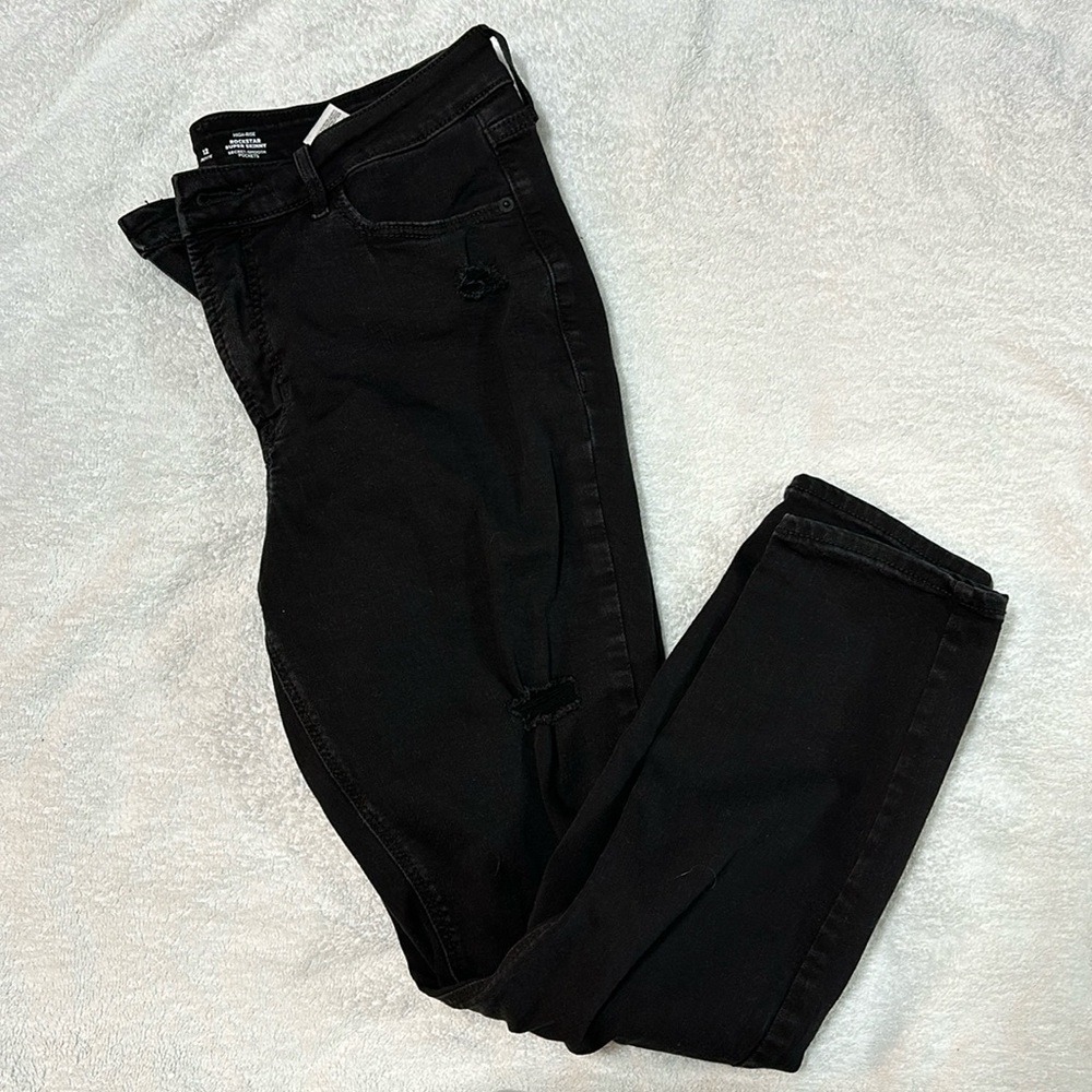 High Rise Rockstar Super Skinny Secret Smooth Pockets